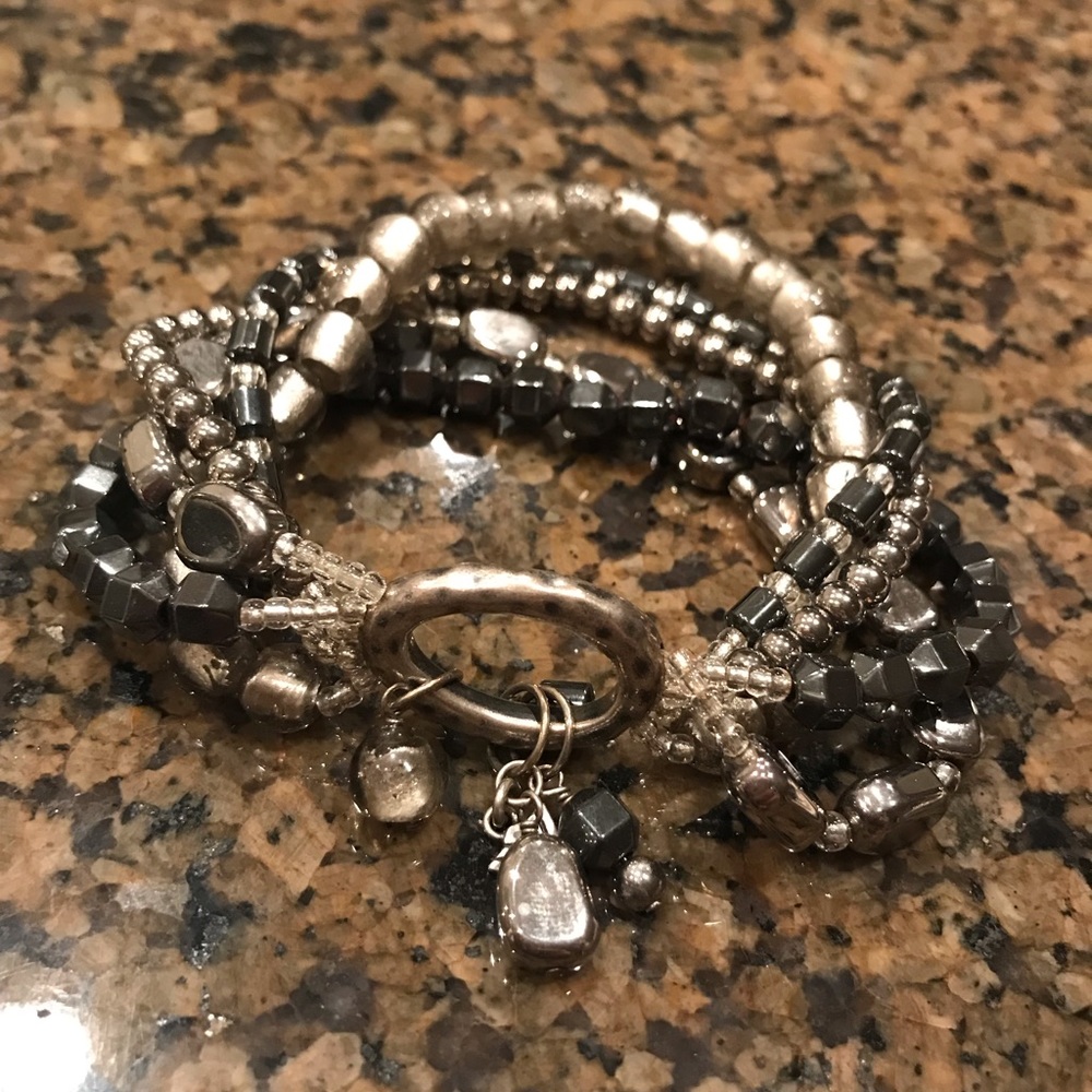 Silpada Beaded Stretch Bracelet